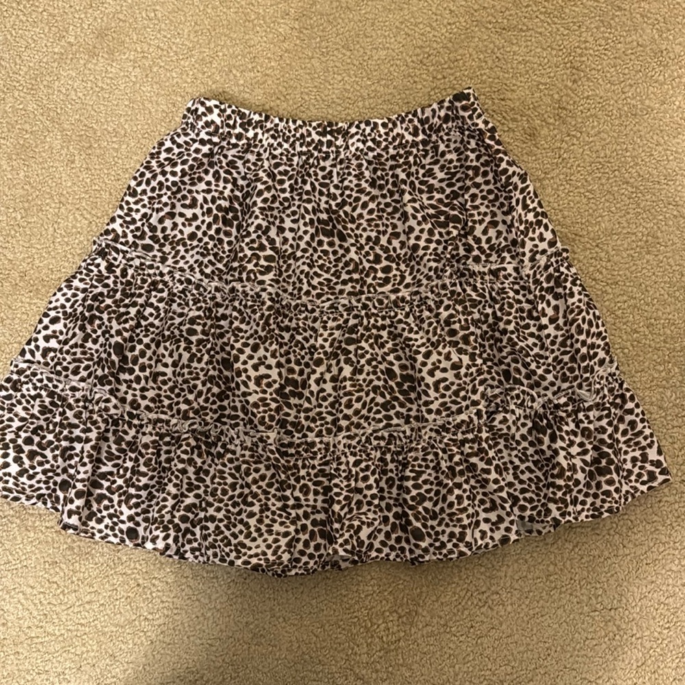 SHEIN Cheetah skirt